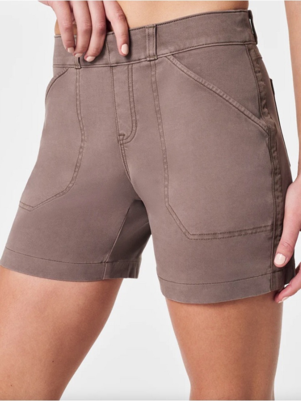 SPANX Stretch Twill Short 6” Women’s Size Large